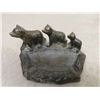 Image 2 : Vintage Brass Sculpture of Hunting Dog on Marble Base 11'' x 5'' , Spelter 