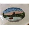 Image 9 : 3 Historical Winnipeg 100+ Years Old Items : 10'' Royal Albert Plate Showing Fort Garry