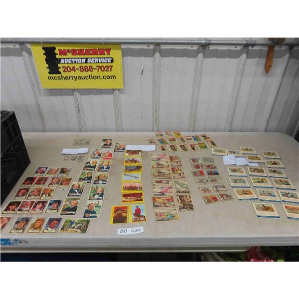 Large Lot of 1930s/40s Gum and Cigarette Cards : US President Toronto Star