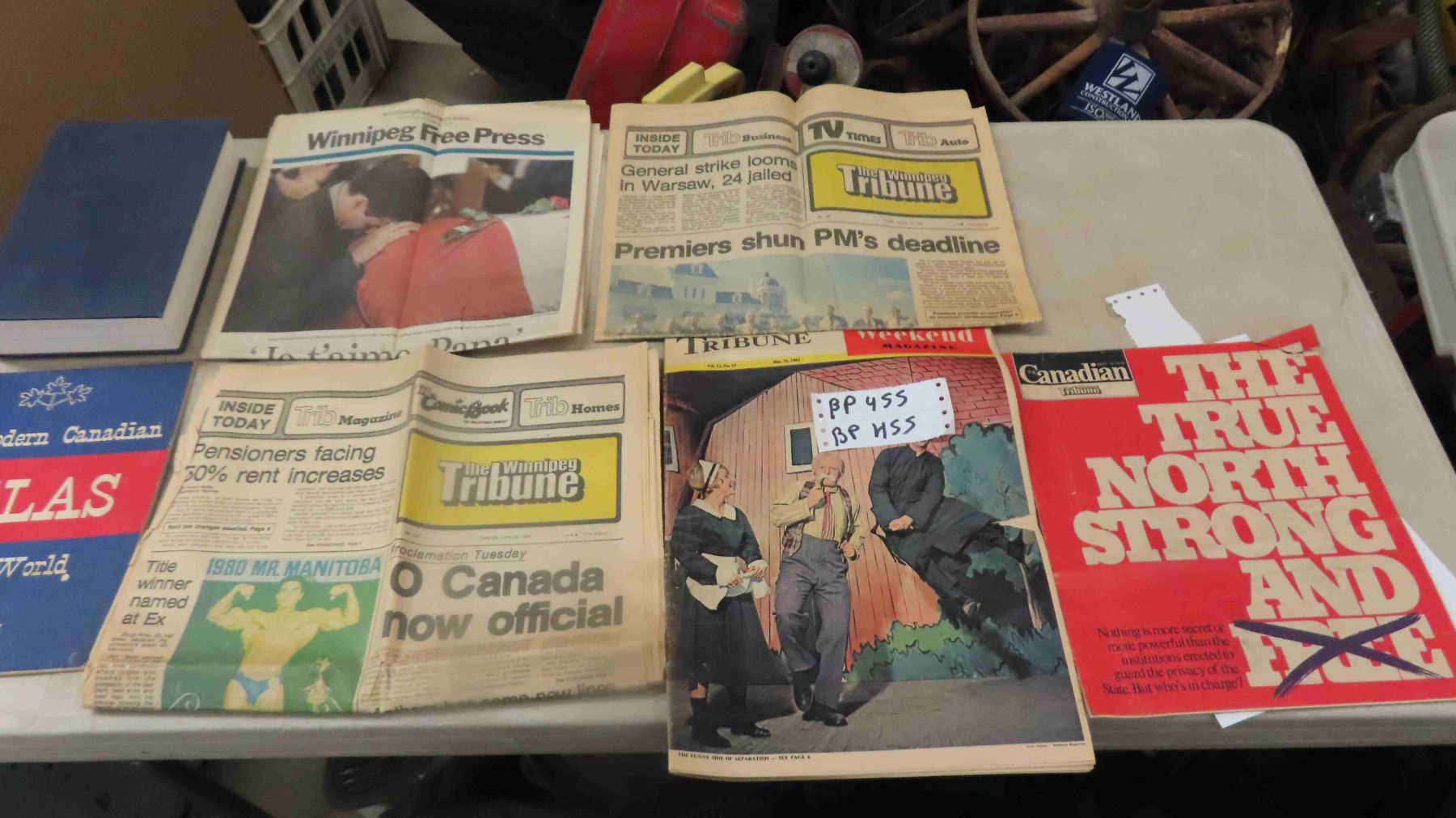 Free Press Funeral of Pierre Elliot Trudeau, Atlas, 4 WPG Tribune