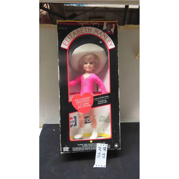 Olympic Free Skating Champion Elizabeth Manley Doll in Reg Box