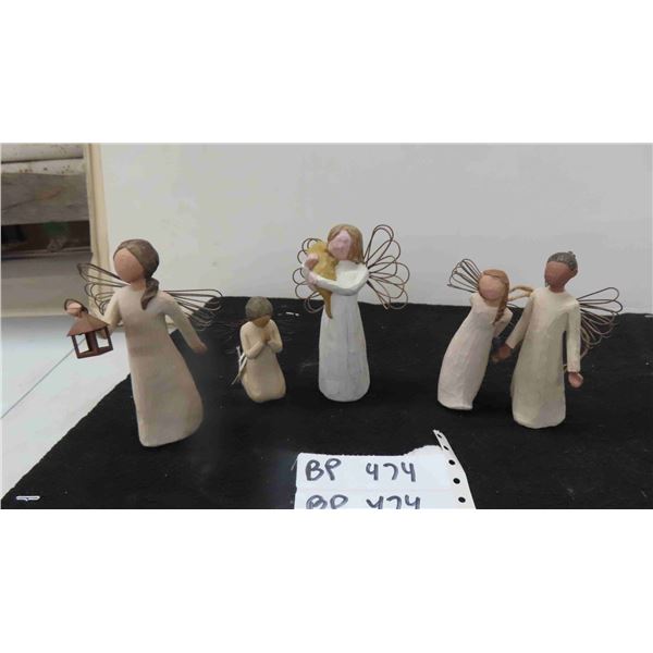 5 Willow Tree Angle Dolls