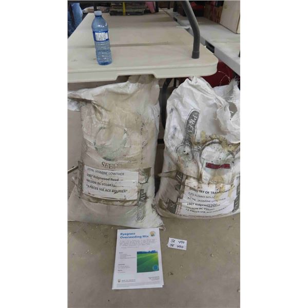 1.5 Bags ( approx. 60lbs ) Grass Seed