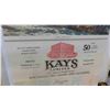 Image 3 : 1962 Calendar 22" x 38.5" Advertising Kay's Limited, Whole Dry Goods + Clothing