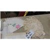 Image 3 : Box of Vintage Embroidery ; Doilies, Napkins, plus more