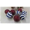 Image 2 : 8 Large & 11 Medium Christmas Bulbs - New Old Stock Large Christmas Teddy Bear