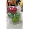 Image 4 : 8 Large & 11 Medium Christmas Bulbs - New Old Stock Large Christmas Teddy Bear