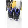 Image 3 : Vintage Air Jordan Spizike Black - Court Purple Sz 12 - New in Box