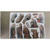Image 3 : 13 pc Nativity Scene & Resin Sheppard with Lamb