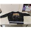 Image 2 : Vintage Artist Hand Painted Rock Band Kiss Satin Concert Tour Jacket Sz Small - 