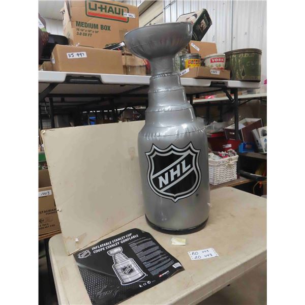 Inflatable Stanley Cup NHL Hockey Trophy 35  Tall, Has Loop for Hanging - 