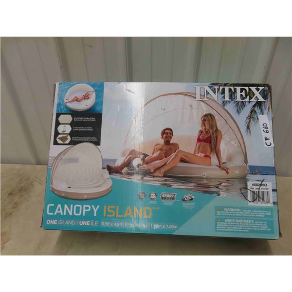 New Intex Canopy Island 4.9" x 6'6"