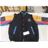 Image 1 : Unisex Ford / Pan- Am Games Jacket Sz XL - Leather + Melton