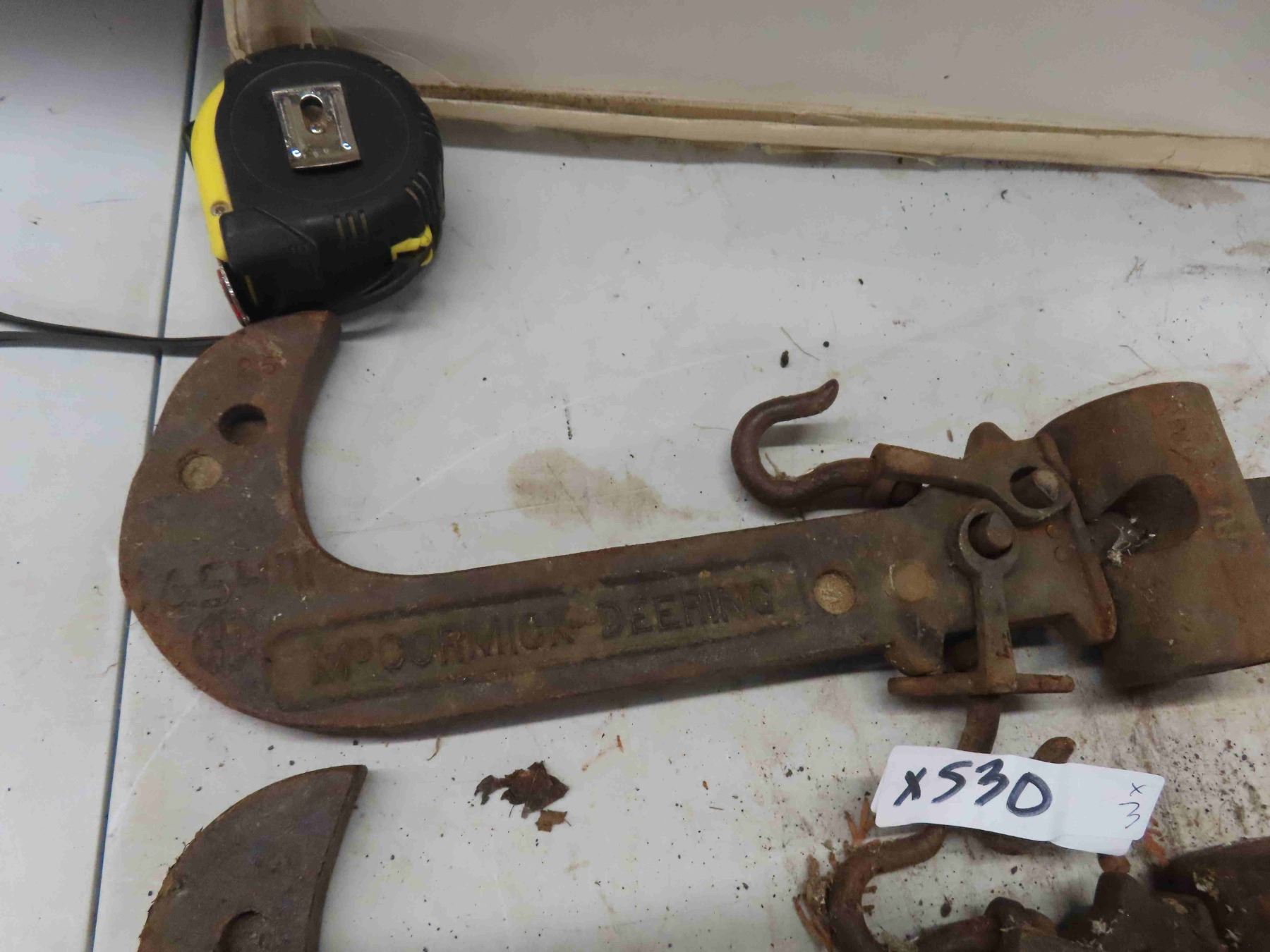 Deering Scale 3 McCormick Deering Beam Scales