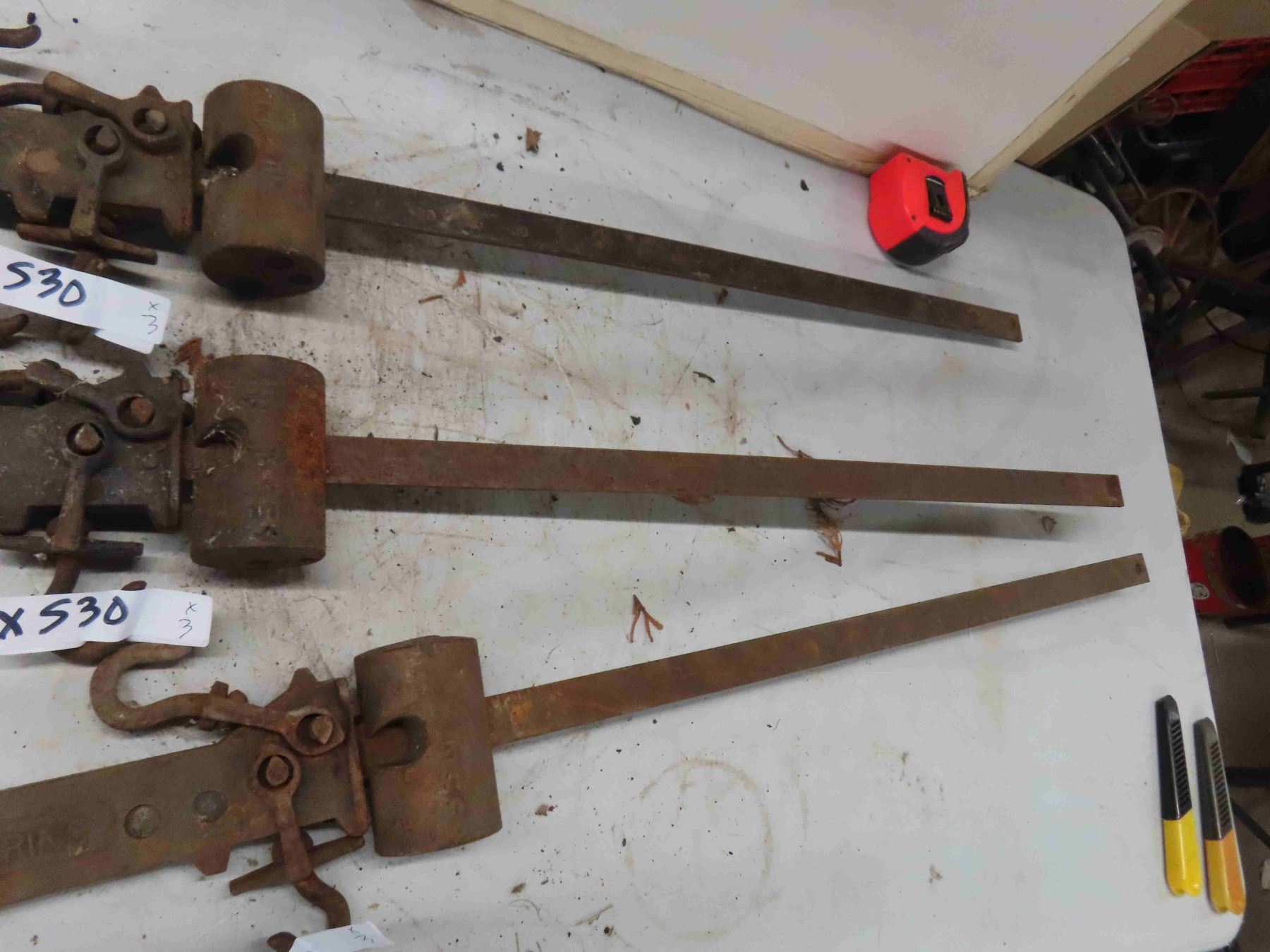 Deering Scale 3 McCormick Deering Beam Scales