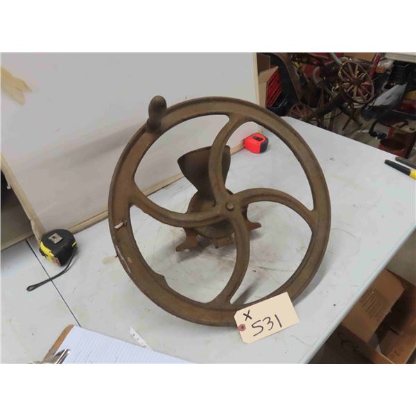 Wilson Brothers Feedmill Turn wheel Model O 20  Wide