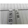 Image 4 : Railway Crossing Metal Sign 8" x 68" - each