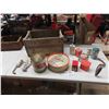 Image 1 : Postal Scale, Shea's Wooden Crate, Powder/ Household Tins, Hay Hook