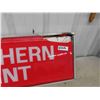 Image 4 : Norco Northern Paint Sign in Aluminum Frame with Lens - Lens broken