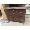 Image 3 : Painted Step Back Kitchen Cupboard 2 pc 19" x 42" x 72"