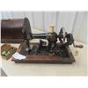 Image 2 : T-Eaton Hand Crank Sewing Machine with Case