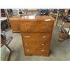 Image 1 : Vintage 4 Drawer Dresser 16" x 28" x 43"