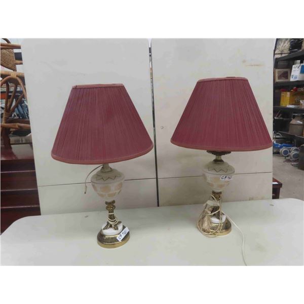 2 Mid Century Lamps