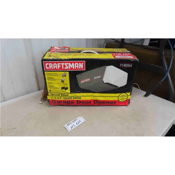 Craftsman 1/2 HP Chain Drive Garage Door Opener