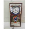 Image 1 : Heileman's Old Style Beer Clock 10" x 21"