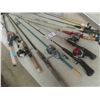 Image 3 : 7 Fishing Rods + Reels & 2 Nets