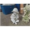 Image 4 : 3 Plastic Yard Ornaments - Biggest 19" Tall