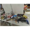 Image 1 : Carpentry OddsnEnds of Tools ; Power Jig Saw, Drill, Drill Bits, 100' Tape Measure, 