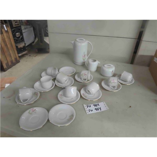 Bareuther Weldsassen Bavaria - Germany - 9 Espresso Cups, 12 Saucers, Coffee