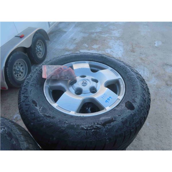 4 Delinte Tires + Rims LT275 / 65R 18 - From 2012 Toyota Tundra