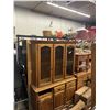 Image 2 : Oak China Cabinet 17"x 52" x 76"