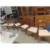 Image 1 : 6 Matching Teak Dining Room Chairs