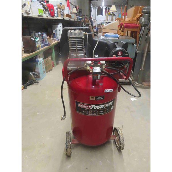 Coleman 5HP 40 Gal Portable Upright Air Compressor