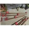 Image 2 : 9 Clamps, Pipe Clamps 30" to 60" & 1 Load Stabilizing Bar