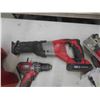 Image 3 : Milwaukee 18V Cordless Tool Set ; Reciprocating Saw, Circular Saw, Drill, Flashlight, 