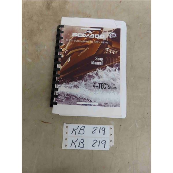 2006 Seadoo 4 Tech Series Shop Manual