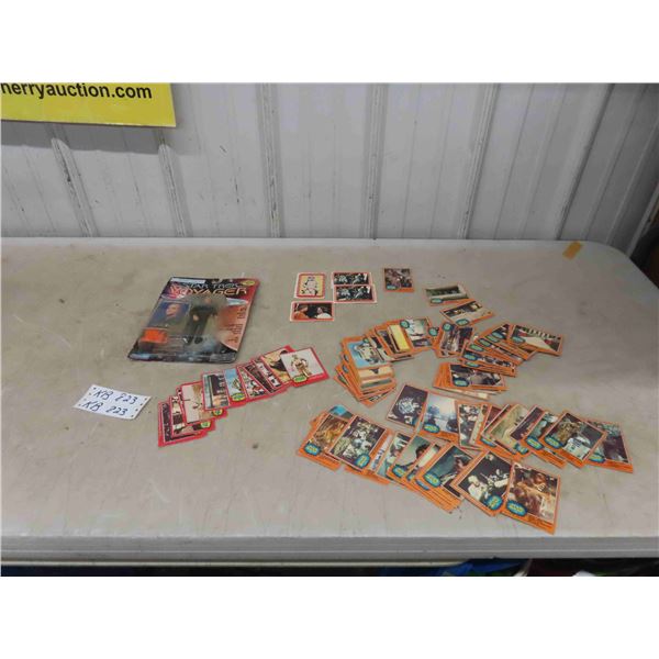 Unopened Star Trek Figurine , (92) 1977 Star Trek Cards , 5 Star