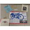 Image 1 : Rare Simplex Motorcycle Brochures , Double Sided Sales Poster 