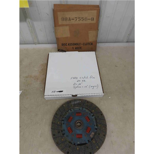 NOS 11'' Ford/GM Clutch Disc Plate (1 1/8'' Spline 10 Groove)