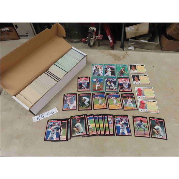 700+ Score Baseball Cards 1990-91 (Some Duplicates)