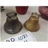 Image 2 : Vases, Center Piece, Bowl , 2 Vintage Open End Bells