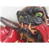 Image 5 : No Smoking 3D Chalkware Dog with Cigar Display 12'' x 10'' -1 Repair 