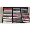 Image 5 : 90 Rock and Roll Cassettes & 3 Cases - Kiss , Pearl Jam , 