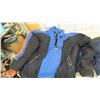 Image 2 : Vib Rain Jacket Size Large , (2) Starter Winter Jackets Size Large