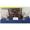 Image 1 : 1996 NHL Team Logo Pin Set , Phoenic Coyotes Boston and Chicago 