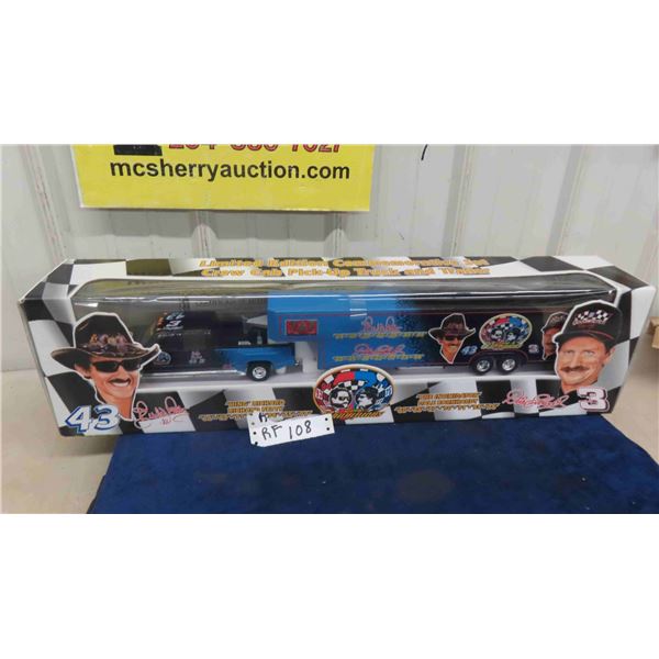 Earnhardt/Petty Commemorative Truck and Trailer 28.5'' with 